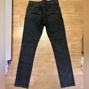 Nudie Jeans Mens’s Lean Dean Grey Stardust 30x32